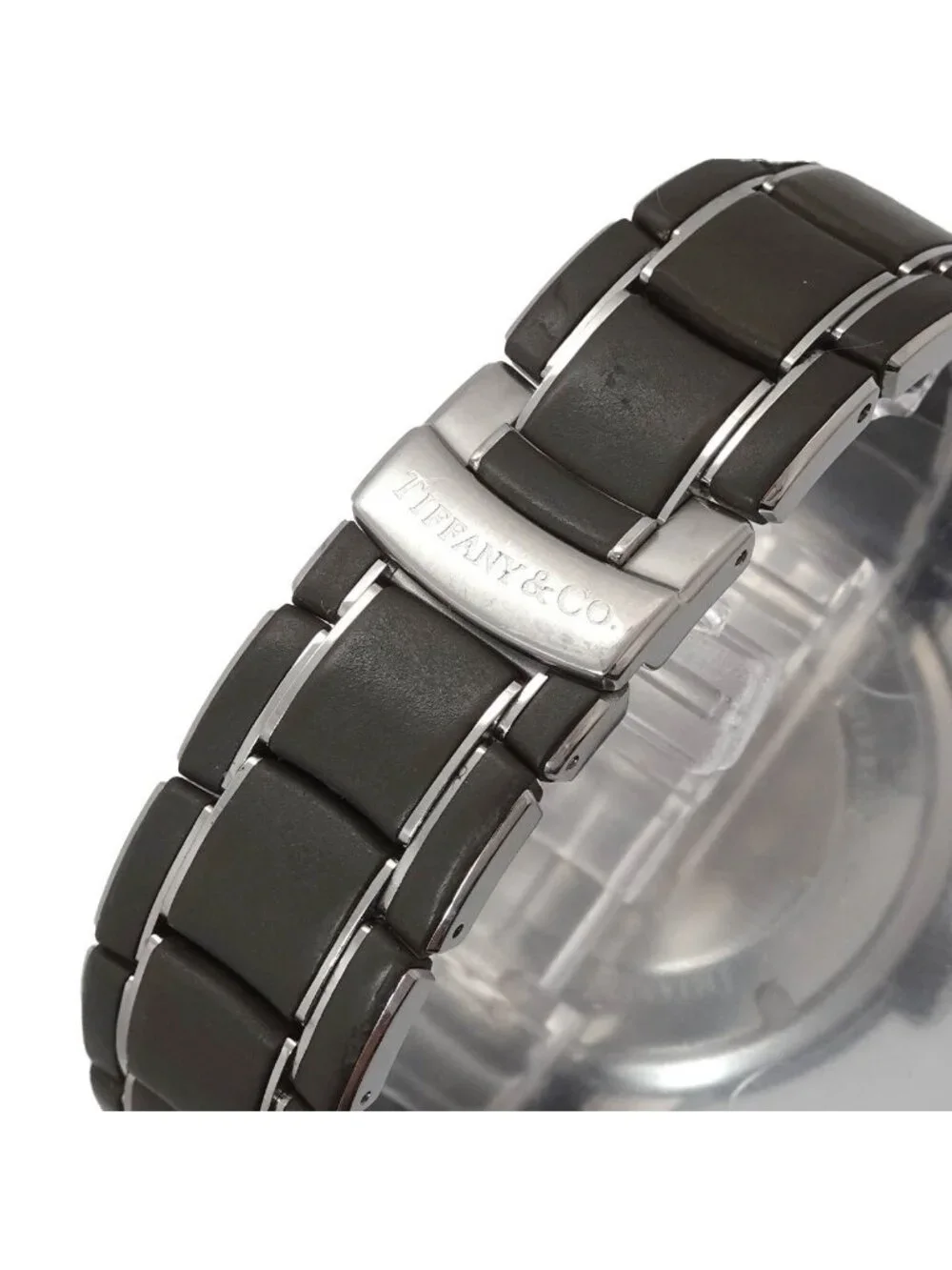 Tiffany & Co Mark Watch Date Gray Quartz